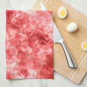 Red Crumpled Textur Handtuch (Viertel Falte)