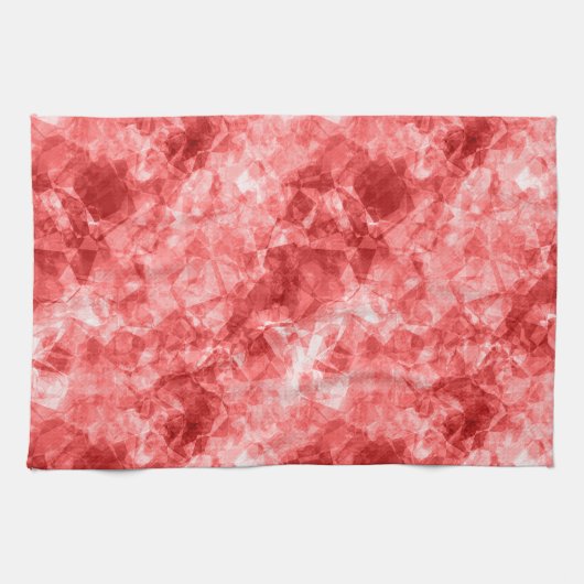 Red Crumpled Textur Handtuch (Horizontal)