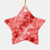 Red Crumpled Textur Keramikornament (Hinten)