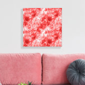 Red Crumpled Textur Leinwanddruck (Insitu (Wohnzimmer))