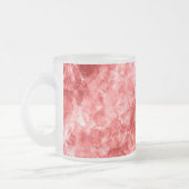 Red Crumpled Textur Mattglastasse (Links)