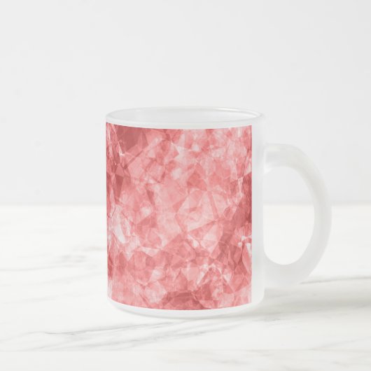 Red Crumpled Textur Mattglastasse (Rechts)