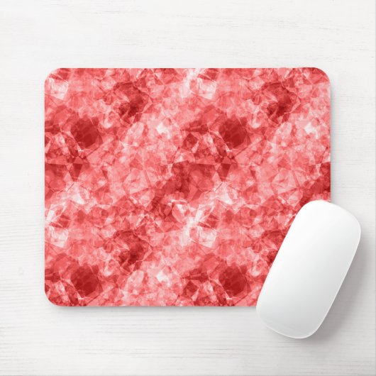 Red Crumpled Textur Mousepad (Mit Mouse)