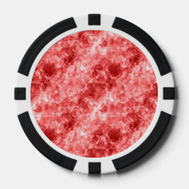 Red Crumpled Textur Pokerchips