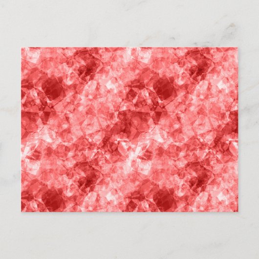 Red Crumpled Textur Postkarte (Vorderseite)