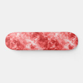 Red Crumpled Textur Skateboard (Horizontal)
