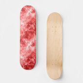 Red Crumpled Textur Skateboard (Vorderseite)