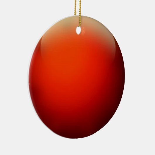 Red Crystal Ball Keramikornament (Rechts)