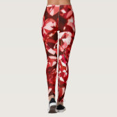 Red Crystal Diamond Hearts Leggings (Rückseite)