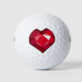Red Crystal Golfball