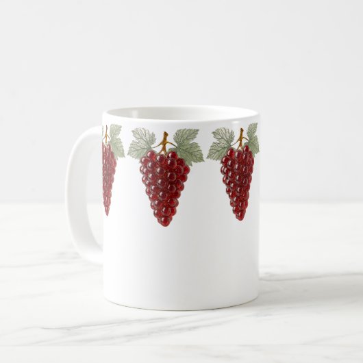 Red Crystal Grape Kaffeetasse (Vorderseite Links)