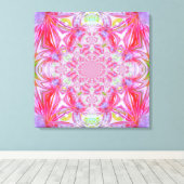 Red Crystal Wrapped Canvas Leinwanddruck (Insitu (Holzboden))