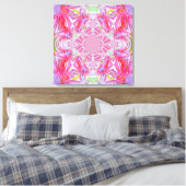 Red Crystal Wrapped Canvas Leinwanddruck (Insitu (Schlafzimmer))
