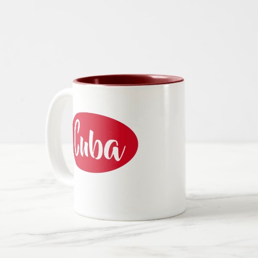 Red Cuba Tasse (Vorderseite Links)