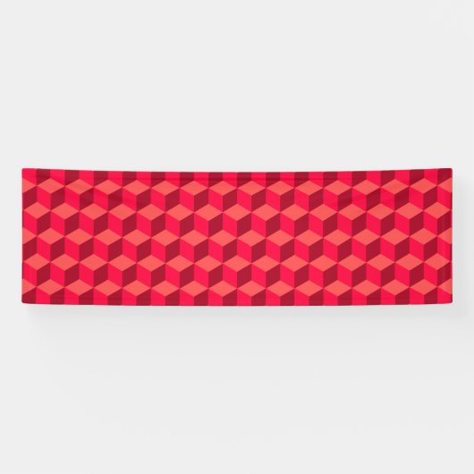 Red Cubes Banner (Horizontal)