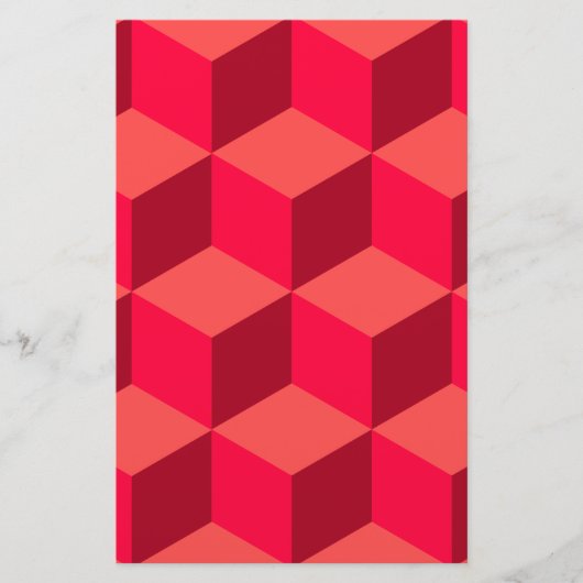 Red Cubes Briefpapier (Vorderseite)