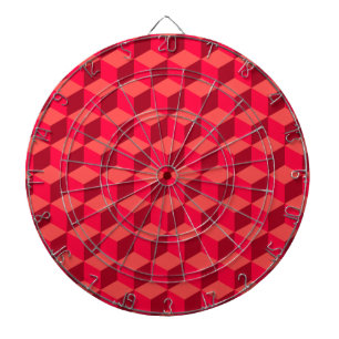 Red Cubes Dartscheibe