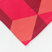 Red Cubes Fleecedecke (Ecke)