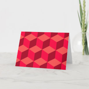 Red Cubes Karte