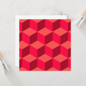 Red Cubes Karte (Vorderseite/Rückseite Beispiel)
