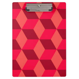 Red Cubes Klemmbrett