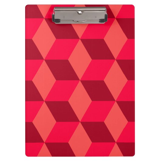 Red Cubes Klemmbrett (Vorderseite)