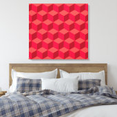 Red Cubes Leinwanddruck (Insitu (Schlafzimmer))
