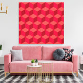 Red Cubes Leinwanddruck (Insitu (Wohnzimmer))