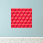 Red Cubes Leinwanddruck (Insitu (Holzboden))