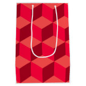 Red Cubes Mittlere Geschenktüte (Rückseite)