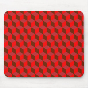 Red Cubes Mousepad