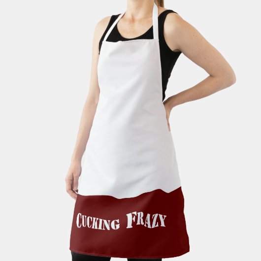 Red Cucking Frazy Wortspiel wie Nucking Futs Schürze (InSitu)