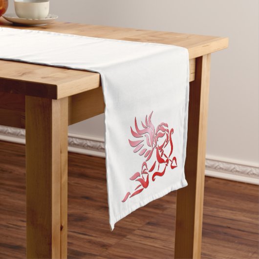 Red Cupid mit Bow und Arrow Mittelgroßer Tischläufer (Beispiel)