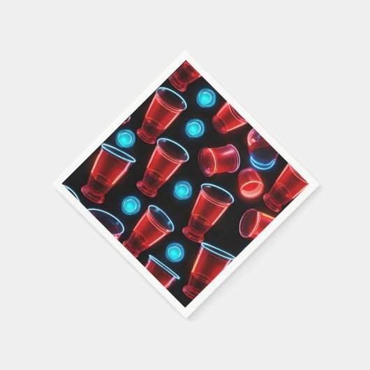 Red Cups Beer Bash Serviette (Ecke)