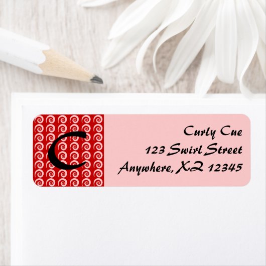 Red Curl Pattern (Insitu)