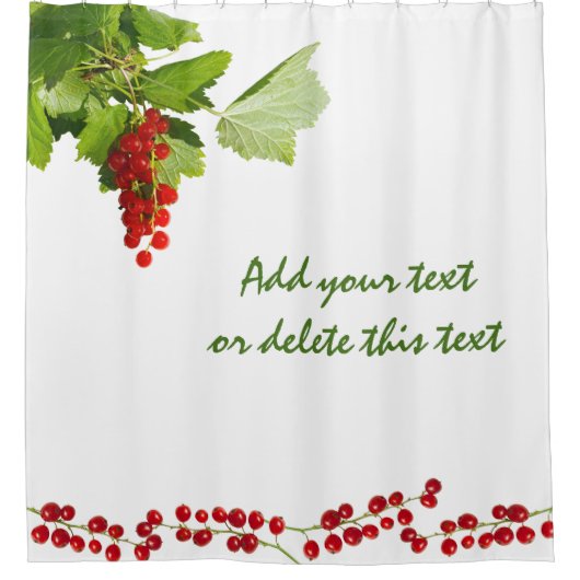 Red Currant Duschvorhang (Vorderseite)