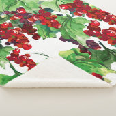 Red Currant Nahtloses Muster Sherpadecke (3/4)