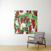 Red Currant Nahtloses Muster Wandteppich (Beispiel)