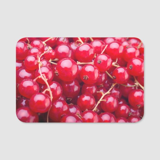 Red Currant Namensschild (Vorderseite)