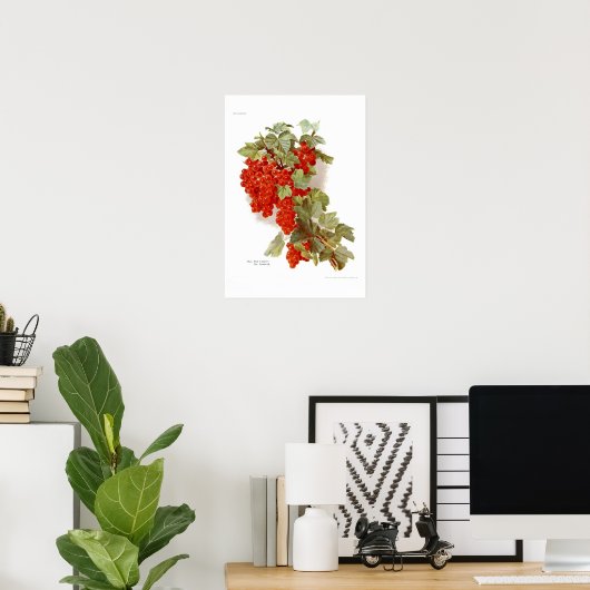 Red Currant 'The Southwell' Poster (Heimbüro)
