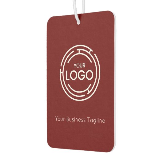 Red Custom Business Logo Autolufterfrischer (Links)