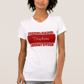 Red Custom Cheerleader T - Shirt (Vorderseite)
