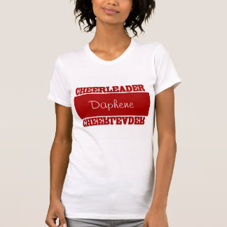 Red Custom Cheerleader T - Shirt