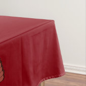 Red Custom Erntedank Table Tuch Türkei Tischdecke (Beispiel)