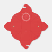 Red Custom Message Sparkling Lights Weihnachten Geschenkschachtel (Ungefaltet)