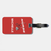 RED Custom Nurname Gepäckanhänger