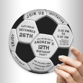 Red Custom Photo Birthday Invitation for Boys Einladung