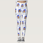 Red Dackel ANGEL Leggings (Vorderseite)