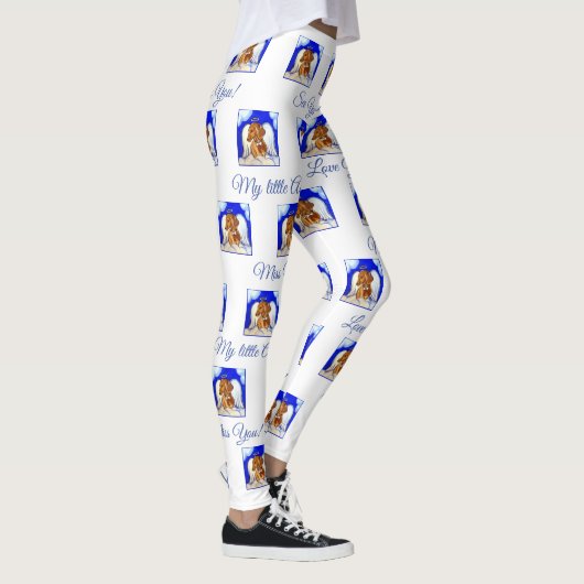 Red Dackel ANGEL Leggings (Rechts)