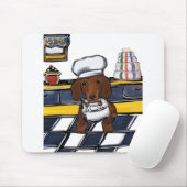 Red Dackel Koch Mousepad (Mit Mouse)